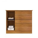 Ver imagem 2 de Cômoda Moderna para Quarto de Casal - Chicago-cinamomo - Tcil Móveis
