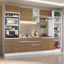 Ver imagem 1 de Armário de Cozinha Completa 330cm Branco/Rustic Glamy Madesa 03