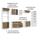 Ver imagem 5 de Armário de Cozinha Completa 330cm Branco/Rustic Glamy Madesa 03