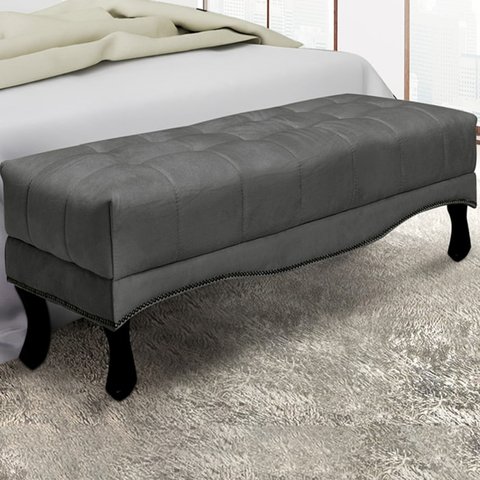 Puff Recamier Retro Vic 140cm Suede 1104 Ezz