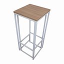 Ver imagem 4 de Kit Banquetas Mdf Strassis Design Sd-3040 Branca