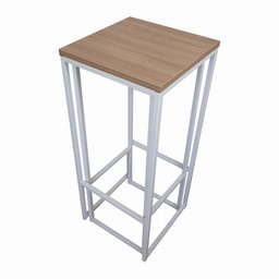 Kit Banquetas Mdf Strassis Design Sd-3040 Branca - 4