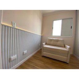 Placa Painel Ripado Revestimento Decorativo Parede Flexivel Azulejo Textura Sustentavel 50cmx50cm 3d - 6