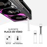 Suporte Ajustável em Abs para Placas de Vídeo /pc Gamer /ajustavel/expansivo -branco - 4