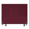Cabeceira 140 Cm Suede Casal Frame Estofada Cama Box Moderna:bordo - 1