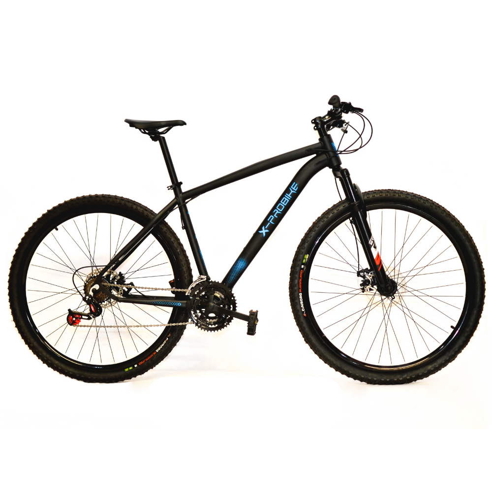 Bicicleta Aro 29 Câmbio Traseiro Shimano 21v Preto e Azul X-PROBIKE:15 - 1