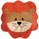 Ver imagem 1 de Tapete Pelúcia Leão 95cm X 95cm Decorativo Quarto Infantil Base Emborrachado