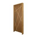 Ver imagem 3 de Kit Porta de Madeira Agatha 1,02 X 2,10 Bat.14cm Fech.rolete com Puxador - Rodam