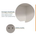 Ver mais imagens de Escrivaninha Mesa Escritório com Gaveteiro Ficus 170cm CabeCasa MadeiraOriginals Branco
