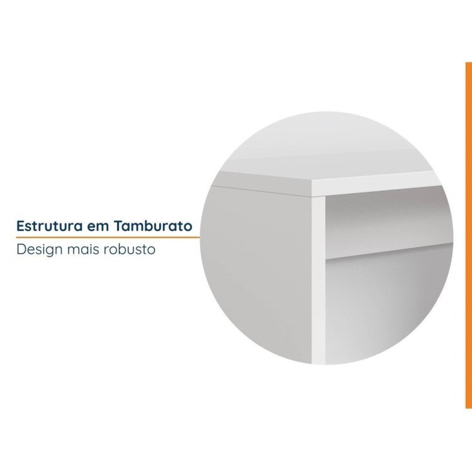 Mesa de Escritório com Gaveteiro 170cm Ficus CabeCasa MadeiraMadeira - 6