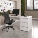 Ver imagem 1 de Escrivaninha Mesa Escritório com Gaveteiro Ficus 170cm CabeCasa MadeiraOriginals Branco