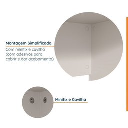 Kit 3 Estante Multiuso para Livros Baixa em Tamburato Ficus Cabecasa MadeiraMadeira - 7