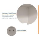 Ver imagem 7 de Conjunto Home Office 3 Módulos com Prateleiras Ficus CabeCasa MadeiraOriginals Branco