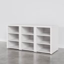 Ver mais imagens de Conjunto Home Office 3 Módulos com Prateleiras Ficus CabeCasa MadeiraOriginals Branco