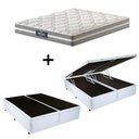 Ver imagem 1 de Cama Box C/ Baú Queen + Colchão de Molas Ensacadas Probel Vegas Comfort Pillow Euro Queen
