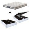 Cama Box C/ Baú Queen + Colchão de Molas Ensacadas Probel Vegas Comfort Pillow Euro Queen - 1