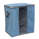 Ver imagem 2 de Caixa Dobravel Guarda Roupa Armazenamento Grande 50cm Organizador Cobertor Toalha Brinquedo Armario