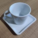 Ver imagem 4 de Jogo 6 Xícaras de Café 90ml em Porcelana com Píres Quadrado Branca Germer