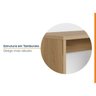 Conjunto Home Office 3 Módulos com Prateleiras Ficus CabeCasa MadeiraOriginals - 6