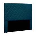 Ver imagem 1 de Cabeceira Decorativa 1,40M Baelon Veludo Azul Marinho - Gran Belo Givenchy