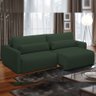 Sofá Retrátil Reclinável para Sala de Estar Living 210cm Sevilha F04 Veludo Verde - Lyam Decor - 2