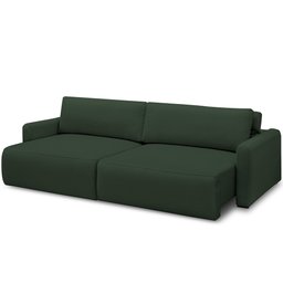 Sofá Retrátil Reclinável para Sala de Estar Living 210cm Sevilha F04 Veludo Verde - Lyam Decor - 1