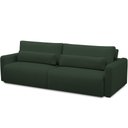 Ver imagem 6 de Sofá Retrátil Reclinável para Sala de Estar Living 210cm Sevilha F04 Veludo Verde - Lyam Decor