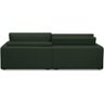 Sofá Retrátil Reclinável para Sala de Estar Living 210cm Sevilha F04 Veludo Verde - Lyam Decor - 9