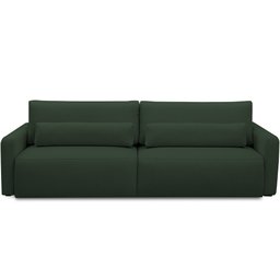 Sofá Retrátil Reclinável para Sala de Estar Living 210cm Sevilha F04 Veludo Verde - Lyam Decor - 3