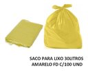 Ver imagem 1 de Saco de Lixo 30litros C/ 100 Un Amarelo Reforçado Cor:amarelo