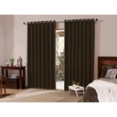 Ver imagem 5 de Cortina para Quarto Sala com Blackout Tecido 4,00x2,30 M Admirare Chocolate
