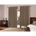 Ver imagem 2 de Cortina para Quarto Sala com Blackout Tecido 4,00x2,30 M Admirare Chocolate