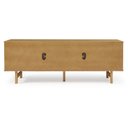 Ver imagem 7 de Rack para TV até 55 Polegadas Madeira Maciça 160cm Pés em Madeira Maciça Magna Porta Rattan CabeCasa MadeiraOriginals Bege