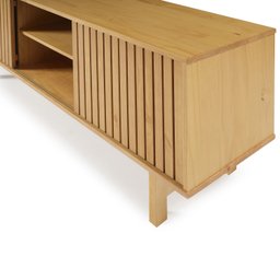 Rack para TV até 65 Polegadas Madeira Maciça Magna Porta Ripada 1,9m CabeCasa MadeiraMadeira - 6