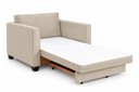 Ver imagem 2 de Sofá Cama Solteiro 100 cm Veludo Fusion Yescasa