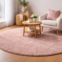 Ver imagem 1 de Tapete Redondo Milano Soft Nude Antiderrapante:1,00