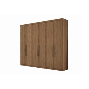 Guarda Roupa 6 Portas e 4 Gavetas Versalhes Jatoba - Santos Andirá