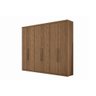 Guarda Roupa 6 Portas e 4 Gavetas Versalhes Jatoba - Santos Andirá - 1