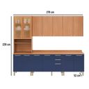 Ver imagem 3 de Cozinha Completa  Sálvia Com Paneleiro e Balcão