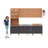 Cozinha Completa Com Armário e Balcão de Pia Sálvia - 4