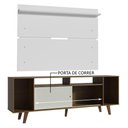 Ver imagem 5 de Rack Madesa Cancun com Pés e Painel para Tv até 65 Polegadas - Rustic/branco 6e9b