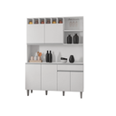 Ver imagem 1 de Cozinha Compacta Dunas Premium - 6 Portas 1 Gaveta:Branco