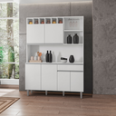 Ver imagem 4 de Cozinha Compacta Dunas Premium - 6 Portas 1 Gaveta:Branco