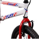 Ver imagem 3 de Bicicleta Aro 20 Bmx Infantil Flay Aro Aero Freio V-brake Menino 6, 7, 8, 9, 10 + Anos - Branco+verm