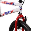 Ver imagem 3 de Bicicleta Aro 20 Bmx Infantil Flay Aro Aero Freio V-brake Menino 6, 7, 8, 9, 10 + Anos - Branco+verm