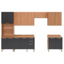 Ver imagem 2 de Cozinha Completa Sálvia 6 Peças Com Armário e Balcão