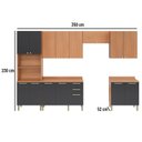 Ver imagem 3 de Cozinha Completa Sálvia 6 Peças Com Armário e Balcão