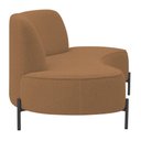 Ver imagem 7 de Sofá Orgânico 2 Lugares 150cm Argos Pés Preto Bouclé Terracota - Nexta Casa
