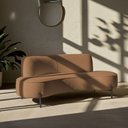Ver imagem 2 de Sofá Orgânico 2 Lugares 150cm Argos Pés Preto Bouclé Terracota - Nexta Casa