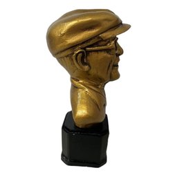 Escultura Busto Chico Xavier Dourado 13,5 cm em Resina - 4